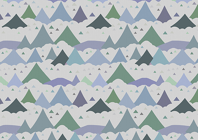 Cloudy Peaks, Icicle - Twist&Fit Roman Blind - Image 7